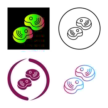 Steak Vector Icon