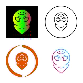 Alien Vector Icon
