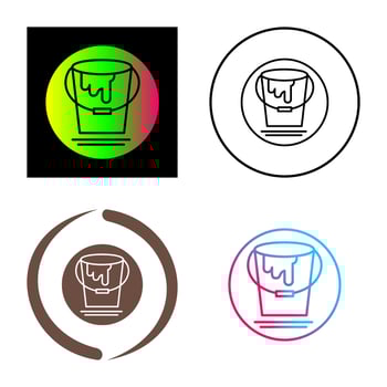 Paint Bucket Vector Icon