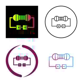 Resistor Vector Icon