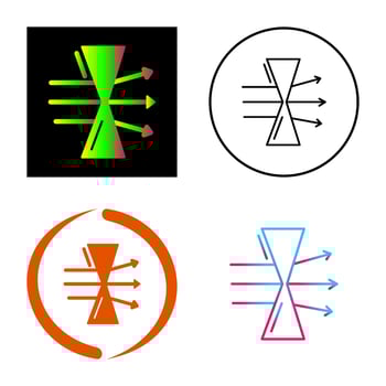 Dispersion Vector Icon