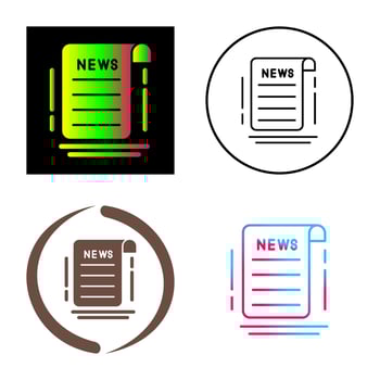 News Vector Icon
