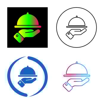 Waiter Vector Icon