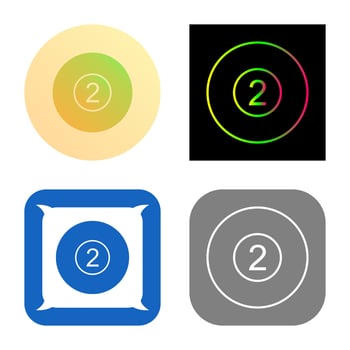 Pool Ball Vector Icon
