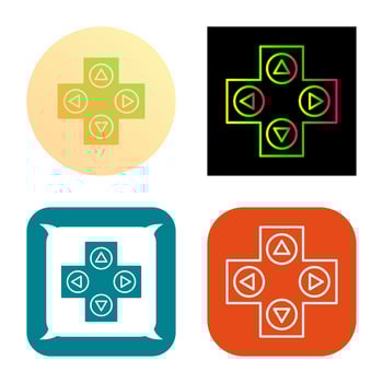 Unique Gaming Control Vector Icon