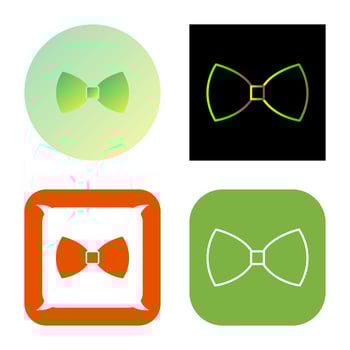 Bow Tie Vector Icon