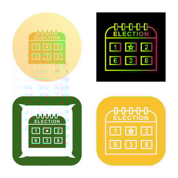 Election Day Vector Icon