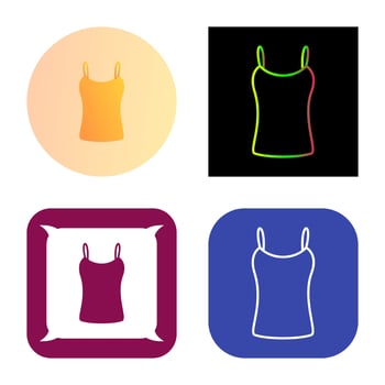 Ladies Vest Vector Icon