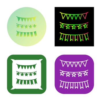 Garlands Vector Icon