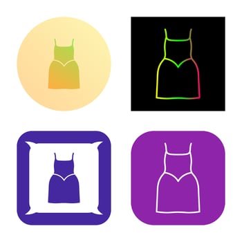 Party Dress Vector Icon
