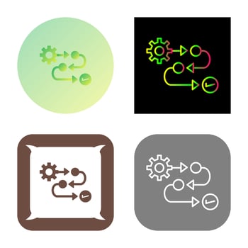 Process Vector Icon