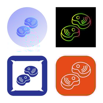 Steak Vector Icon