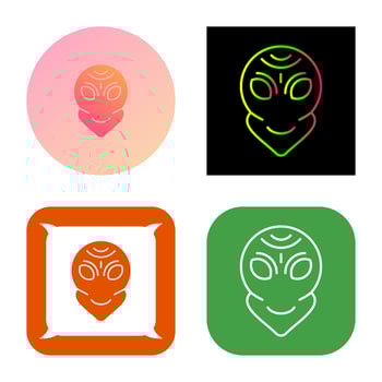 Alien Vector Icon