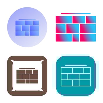 Brick wall Vector Icon