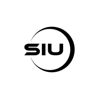 SIU Letter Logo Design, Inspiration for a Unique Identity. Modern Elegance and Creative Design. Watermark Your Success with the Striking this Logo. vector