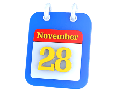 icon calendar 3D Rendering png