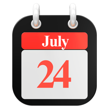 icon calendar 3D Rendering png