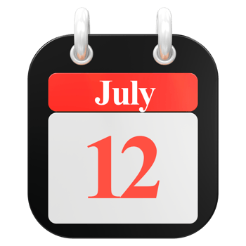 icon calendar 3D Rendering png