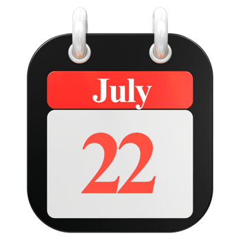 icon calendar 3D Rendering png
