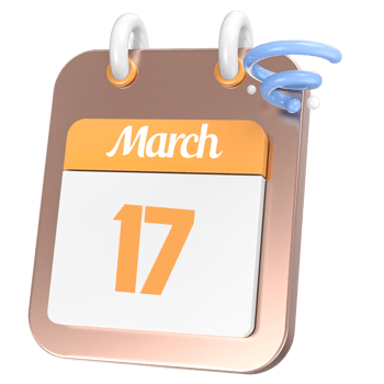 icon calendar 3D Rendering png