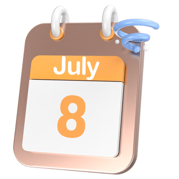icon calendar 3D Rendering png
