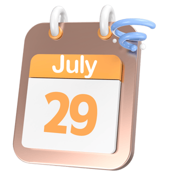 icon calendar 3D Rendering png