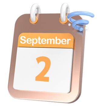 icon calendar 3D Rendering png