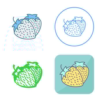 Strawberry Vector Icon