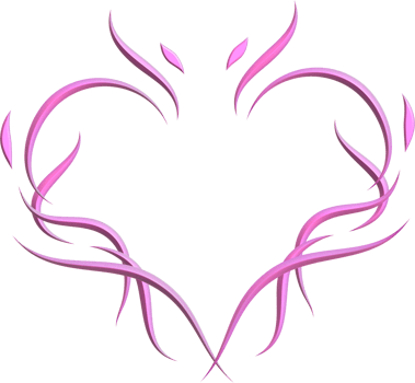 Y2k pink heart frame png