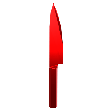 Kitchen Knife 3d object png
