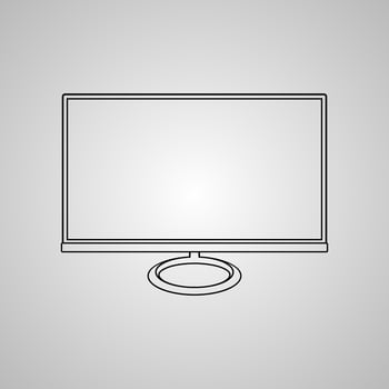 Computer display Screen computer monitor vector