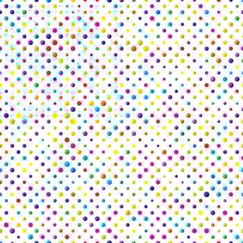 Colorful Hand drawn dots abstract background vector