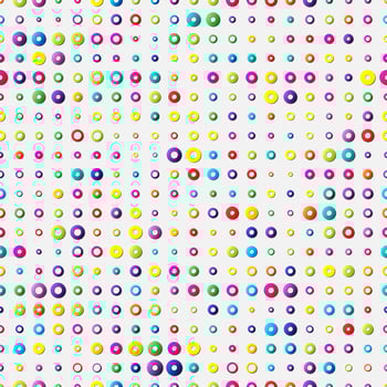 Seamless geometric pattern with rings vector