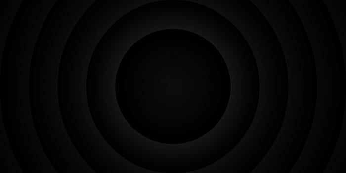 Abstract black and white round background with concentric circles. Vector illustration