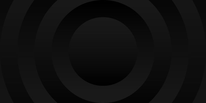 Abstract black and white round background with concentric circles. Vector illustration