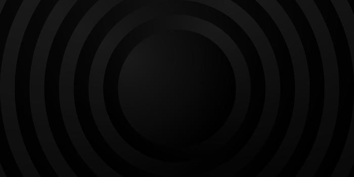Abstract black and white round background with concentric circles. Vector illustration