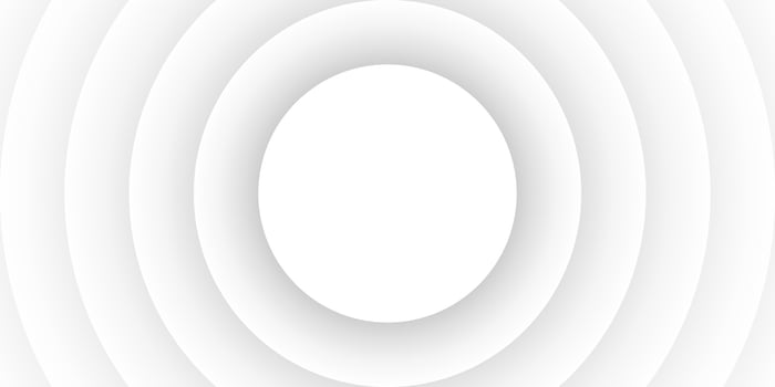 Abstract black and white round background with concentric circles. Vector illustration