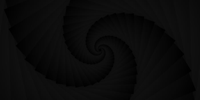 Abstract background with spiral. Monochrome texture. Vector illustration