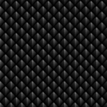Dark black Geometric grid Carbon fiber background Modern dark abstract texture Seamless pattern vector