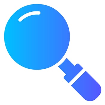 search gradient icon vector