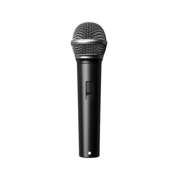 AI generated microphone on transparent background PNG image