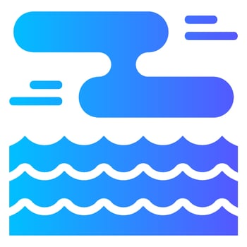 mist gradient icon vector