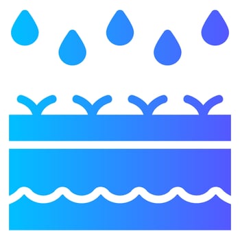 infiltration gradient icon vector
