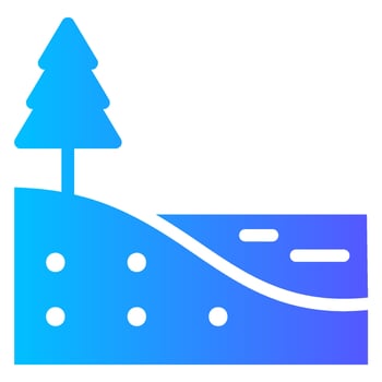 oasis gradient icon vector