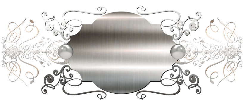 LUXURY  TITLE PLATE METAL STYLE png