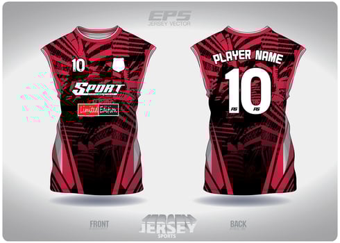EPS jersey sports shirt vector.amazon pink and black pattern design, illustration, textile background for sleeveless shirt sports t-shirt, football jersey sleeveless shirt vector