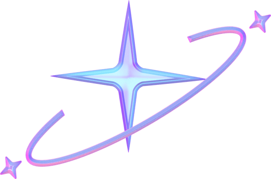 Y2k 3D bright hologram png