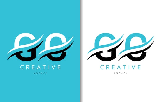 G C Letter Logo Design with Background and Creative company logo. Modern Lettering Fashion Design. Vector illustration