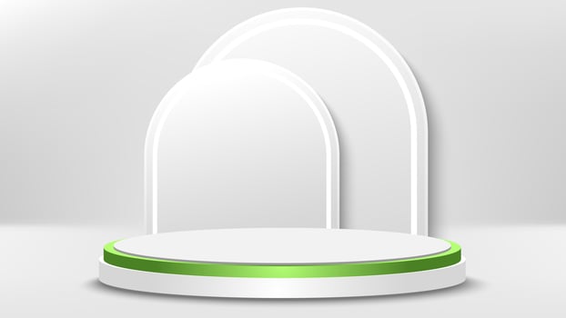 pedestal for product presentation vector