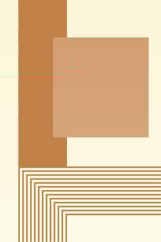 Abstract Poster, Mid Century Modern, Colorful Prints, Geometric Art Print vector